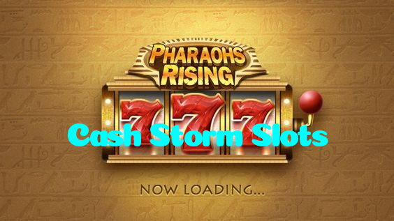 Cash Storm Slots casino presented on mobile device in Pakistan with slots and live games